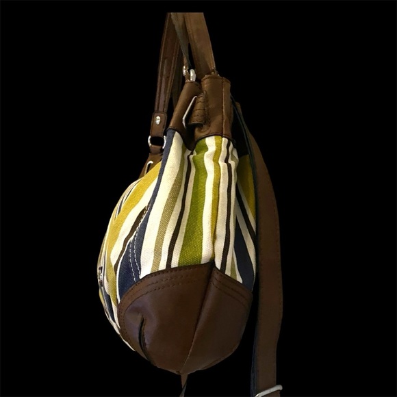 VINTAGE ETIENNE AIGNER CASSIDY CANVAS COLLECTION STYLE COLOR “MULT FABRIC FAMUL” - Picture 4 of 11